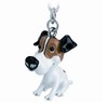 Arora 3713 Little Paws Key Ring Jack Russell Terrier, Multicolour,