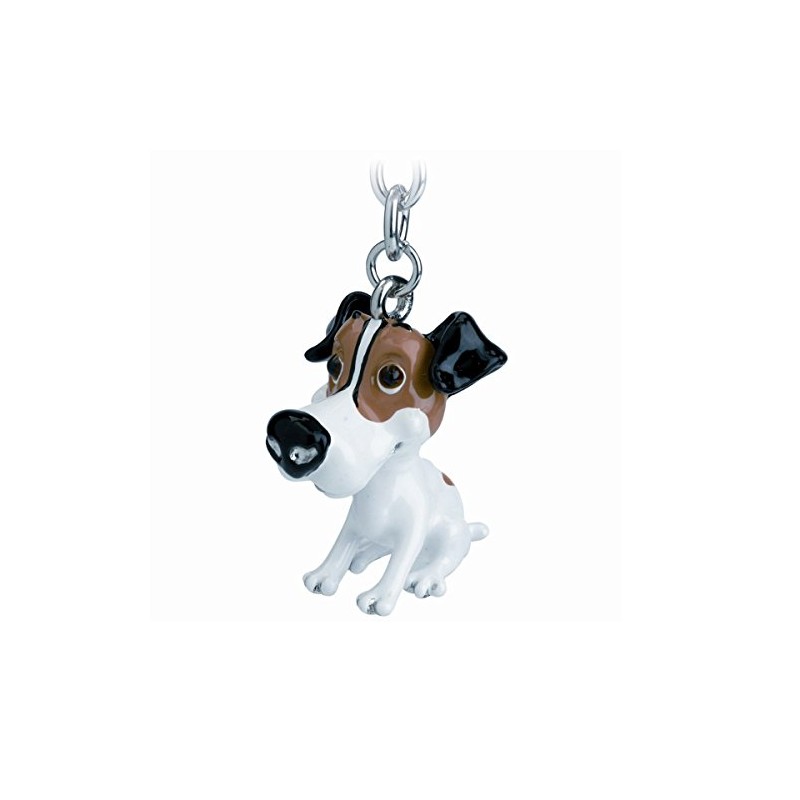 Arora 3713 Little Paws Key Ring Jack Russell Terrier, Multicolour,