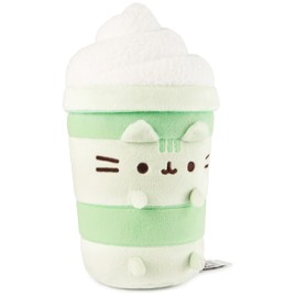 GUND Pusheen Sips Matcha Latte Plush, Matcha Tea, Toy Dessert Food Stuffed Animal for Ages 8 and Up, Green, 9.5”
