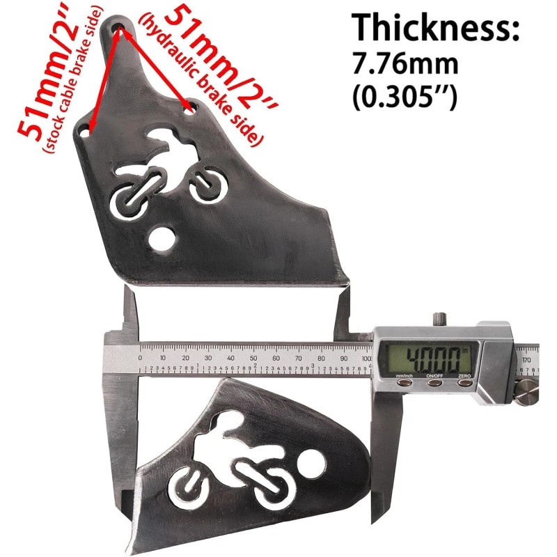 JMCHstore 4 inch D Mini Bike Stretch Extension Tab for