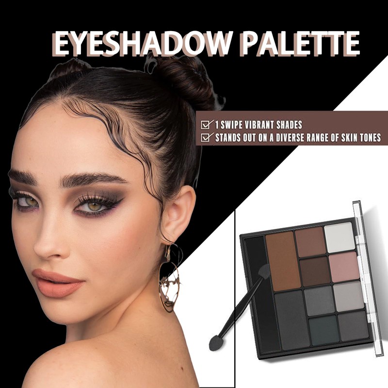 Smokey Eyeshadow Palette, Full Matte Smokey Eye Shadow Pallets for