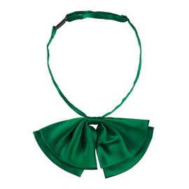 Allegra K Women's Pre-Tied Neckties Bowknot Solid Adjustable Casual Uniform Bowtie One Size Deep Green