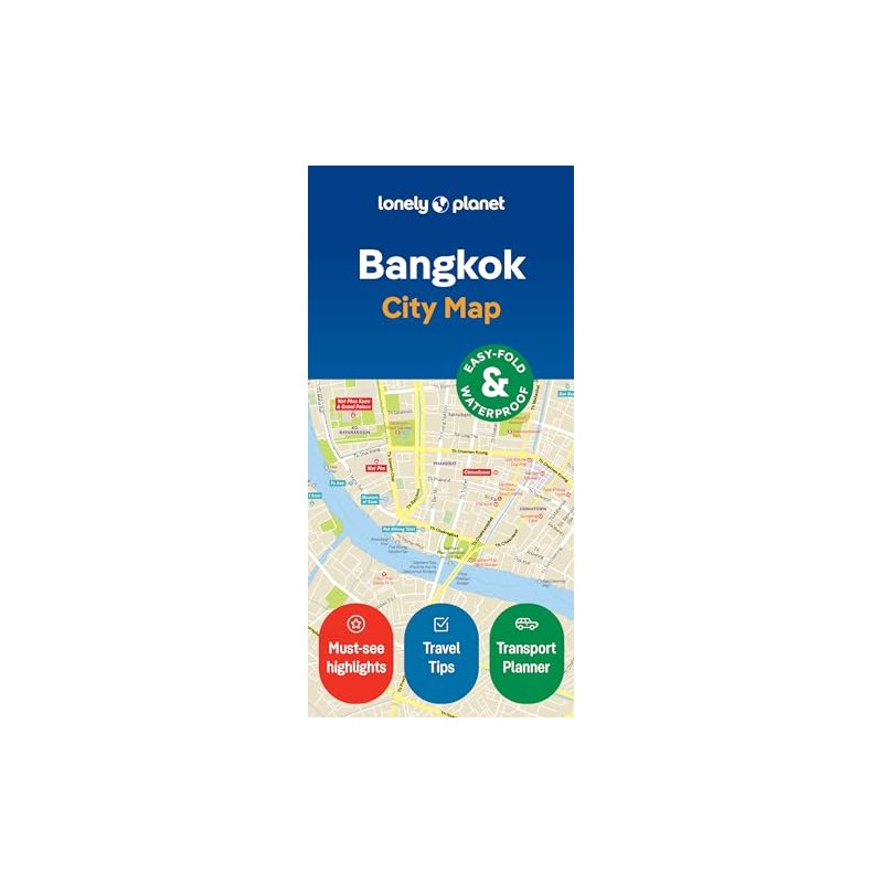 Lonely Planet Bangkok City Map