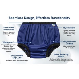 Incontinence Leak-Protection, Washable Pull-On Cover Pant, Advanced Duralite-Cool-Lightweight - Kleinert's