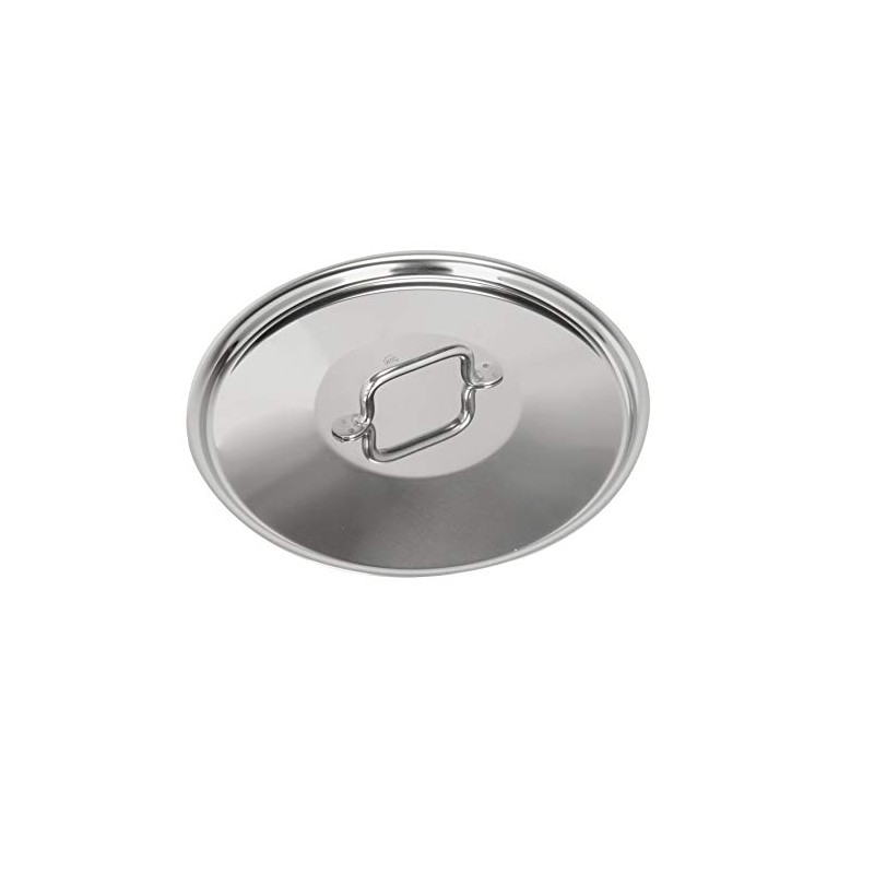 Sitram HORECA-R Stainless Steel Cookware, 18 cm Stainles Steel Lid-7.09