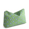 Premium Cotton Large Pouch, Green Birds, One Size