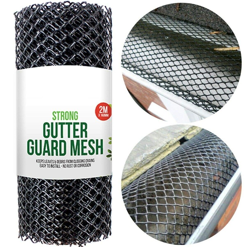 G4GADGET 16cm x 5m Mesh Gutter Guard Standard UK Guttering
