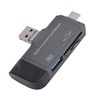 Jectse Compact Multifunctional Memory Card Reader USB Small Adapter for