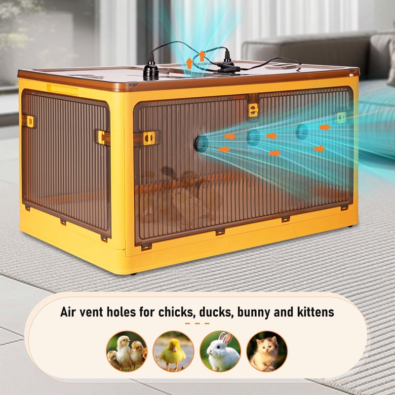 Chicken Brooder Box for Chicks Starter Kit, Large Chicken Brooder
