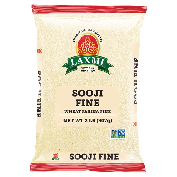 Laxmi All-Natural Freshly Milled Sooji Flour - 2lbs