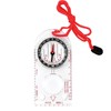 Navigation Compass,Compass Hiking,Multifunctional Waterproof Navigation Compass Map Ruler with Adjustable