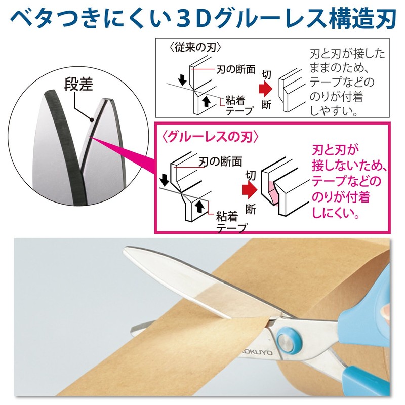 Kokuyo P280B Saxusa Glueless Blade, Blue
