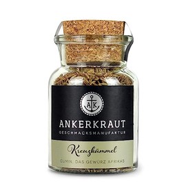 Ankerkraut Cumin, Whole Cumin, 65 g in Cork Jar