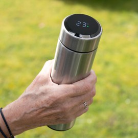InGenious Stainless Steel Vacuum Flask with Temperature Monitor Digital Display