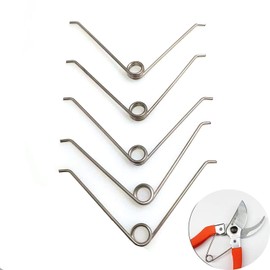 5pcs Compression Spring Stainless Steel Small Torsion Spring V Shape Torsional Spring for Repair Woodworking DIY ,Pruners, Trimming Scissors