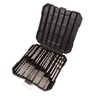 KATSU 99PCs Twist Drill Bits Set HSS 4341/M2 Grade High-Speed