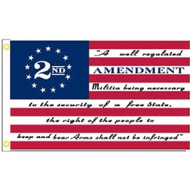 3x5 Betsy Ross 2nd Amendment 3'X5' Flag ROUGH TEX 100D W/GROMMETS