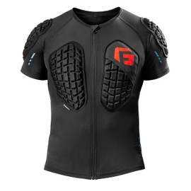 G-Form MX360 Impact Shirt - Padded Protection Shirt for MTB & Moto - Protective Gear for Mountain Bikers - Durable & Breathable Chest Protection - Black, Adult XL