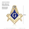 BOBIJOO Jewelry - Pins G Angle and Compass Buttonhole Masonic