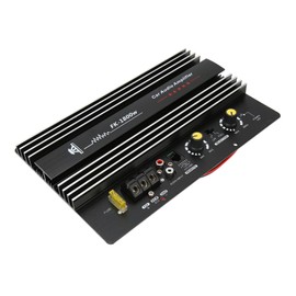 Car Audio Power Amplifier Board, 12V 1800W Mono High Power Bass Subwoofer Amp with Dissipation Panel, Automotive Amplifier for Car Speaker Modification