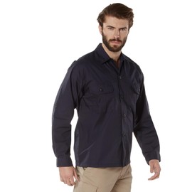 Rothco Lightweight Tactical Shirt, Midnight Navy Blue, 2XL