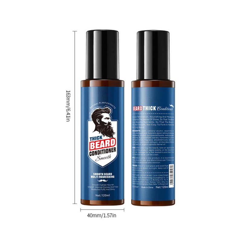 Beard Bartconditioner Mit Arganöl, Bart-Pflegeconditioner Natürlicher Bartconditioner Für Weichen, Gepflegten
