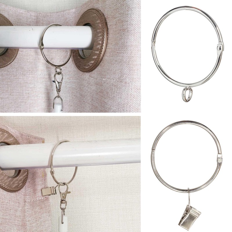 JUYO VONSAN Clear Acrylic Curtain Pull Wand 5 pack Drapery