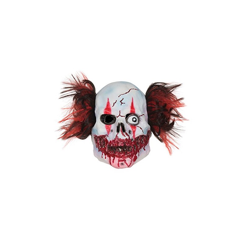 Bristol Novelty BM483 Manic Clown Mask, Multi-colour, One Size
