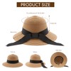 Womens Beach Sun Straw Hat UPF 50+ UV Sun Protection