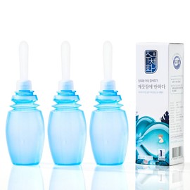 Watercolor disposable douche feminine cleanser, 110ml, 3 pcs / 수채화 일회용 질세정기 여성청결제, 110ml, 3개