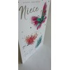 Niece Birthday Card - Size 6" X 9"