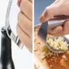Stainless Steel Garlic Presser,2024 New Garlic Mincer Press Garlic Crusher