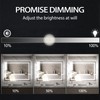 Butylux 36x28 inch LED Lighted Bathroom Mirror with Anti-Fog, Wall