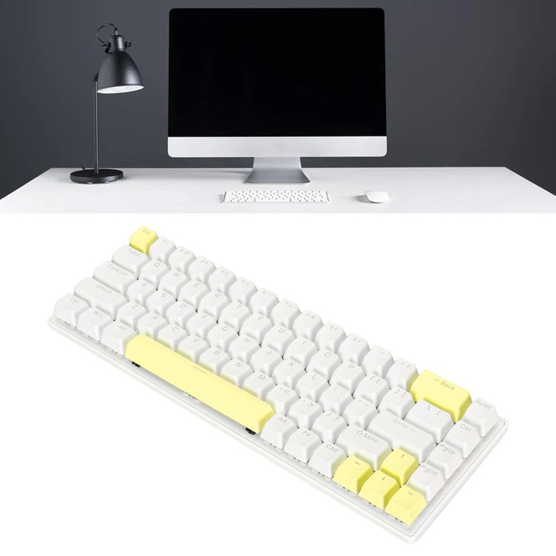 Gaming Keyboard USB 68 Keys Blue Switch N Key Rollover