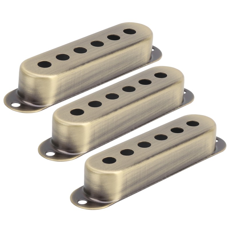 3Pcs Single Pickup Cover Brass 48mm/50mm/52mm Musical Instrument Accessories for