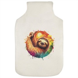 'Sloth at Sunset' Hot Water Bottle Cover (HW00035595)