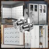 10 Pack Cam Locks Keyed Alike, 1-1/8''Cylinder Fits on 7/8''