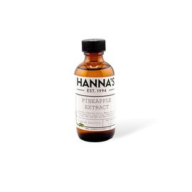 Hanna's Pineapple Extract, Premium Quality, 2 fl oz