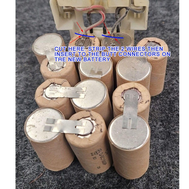 Battery Pack for Black and Decker Dust Buster 15.6V Battery