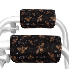 Universal Walker Padded Hand Grip (2 Pack) Covers Non-Slip Cushion Padding for Folding Rolling Wheelchair