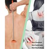 QLEUIFT 4 pcs Back Scratcher, Stainless Steel Telescopic Back Scratcher,