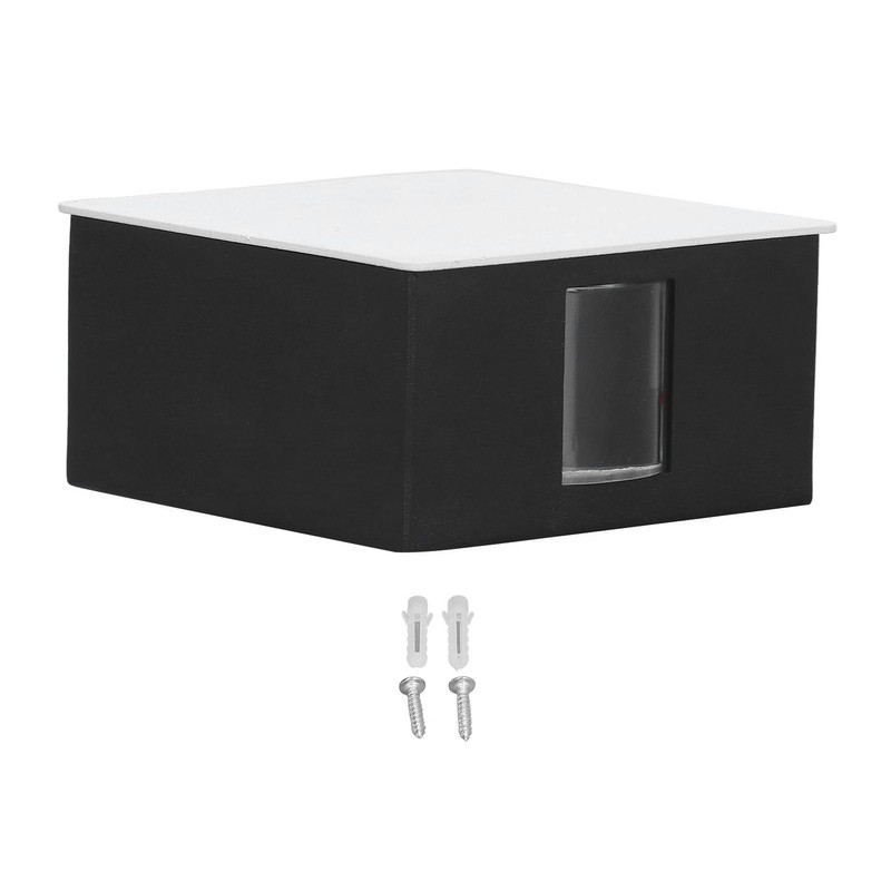 Beam Wall Light Quadrate Design Retro Warm Light 3W Unilateral