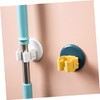 NOLITOY 3pcs Wall Mounted Mop and Broom Holder Clips Slip