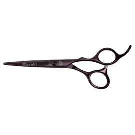 Kissaki Hair Scissors 5.5 inches Futasuji Black Cherry Satin Finished Hair Cutting Shears Hairdressing Scissors
