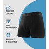 YESWEL Men's Incontinence Underwear, Leak Proof Washable Reusable Cotton Boxer