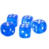 WeLoveBeads W6 Cube (16 mm) in Cloud Blue/White Dots -