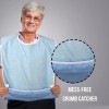 WAVE 3 Pack Adult Bibs for Eating with Catch Bib-Washable