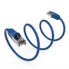 Cat5E Shielded Ethernet Patch Cable Blue 7ft - Internet Cable