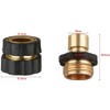 Conector rápido de manguera 3/4" Click to Seal – Juego