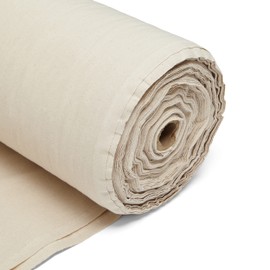 1m Plain Natural Calico Fabric – Unbleached 100% Cotton 145GSM 60” Inch 150cm Wide – Great for Sewing, Quilting, Curtain Linings, Pillowcases & Totes – Easy Fabric by The Metre by Discount Fabrics